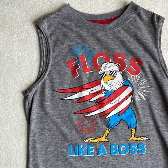 The Patriotic Dance: Boys Rock the Red, White, and Blue with Flossing Skills! - Picture 2 of 2